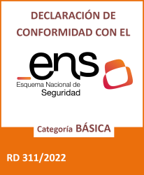 Declaración de conformidad con el Esquema Nacional de Seguridad, categoría básica